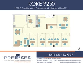 9250 E Costilla Ave, Greenwood Village, CO à louer Plan d’étage– Image 1 sur 1