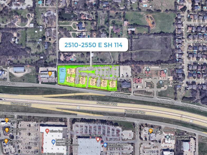 2510 E State Highway 114, Southlake, TX à vendre - Aérien – Image 3 sur 4