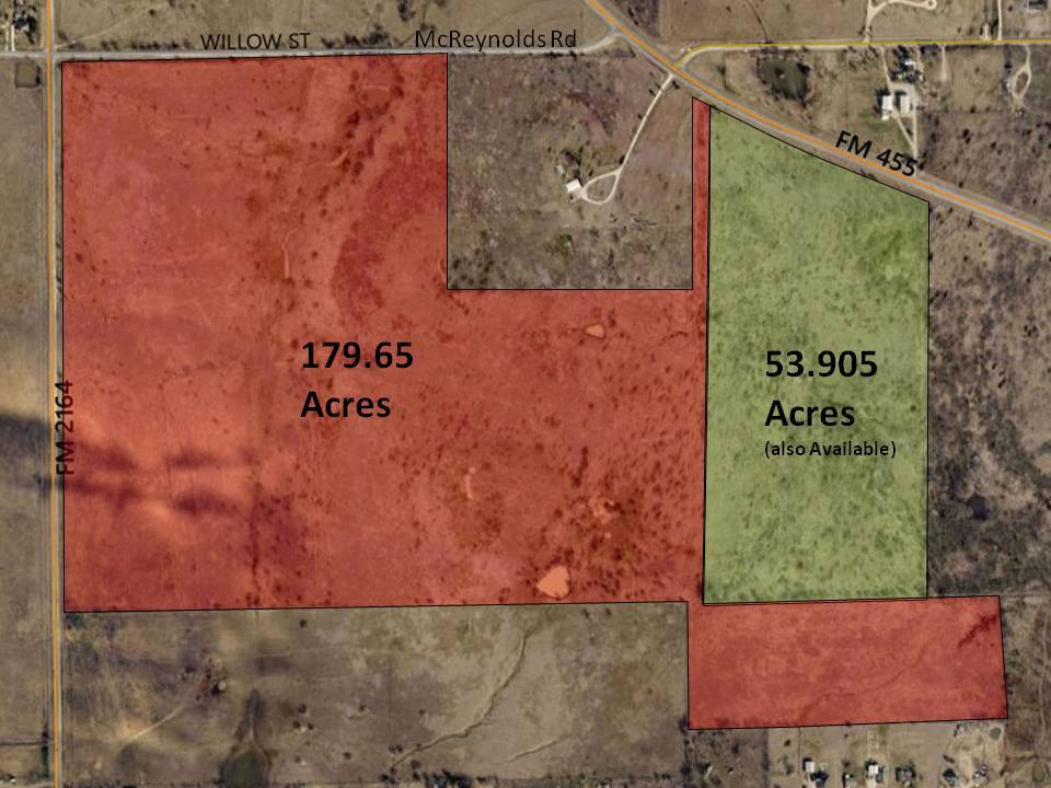 FM 455 E & McReynolds rd, Sanger, TX à vendre Photo principale– Image 1 sur 2