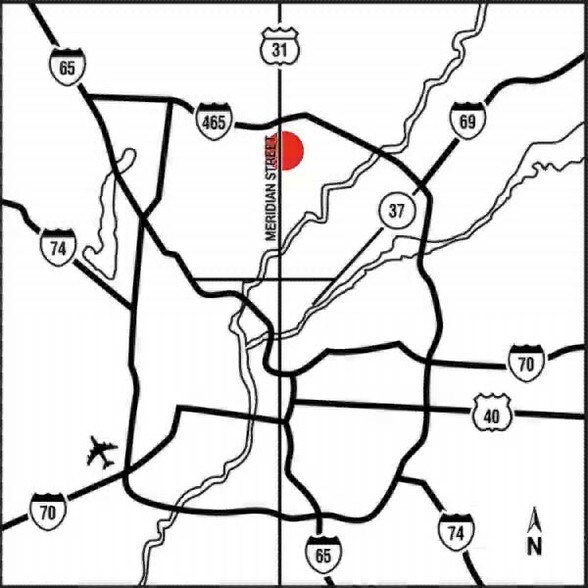 9102 N Meridian St, Indianapolis, IN à louer - Plan de site – Image 2 sur 15