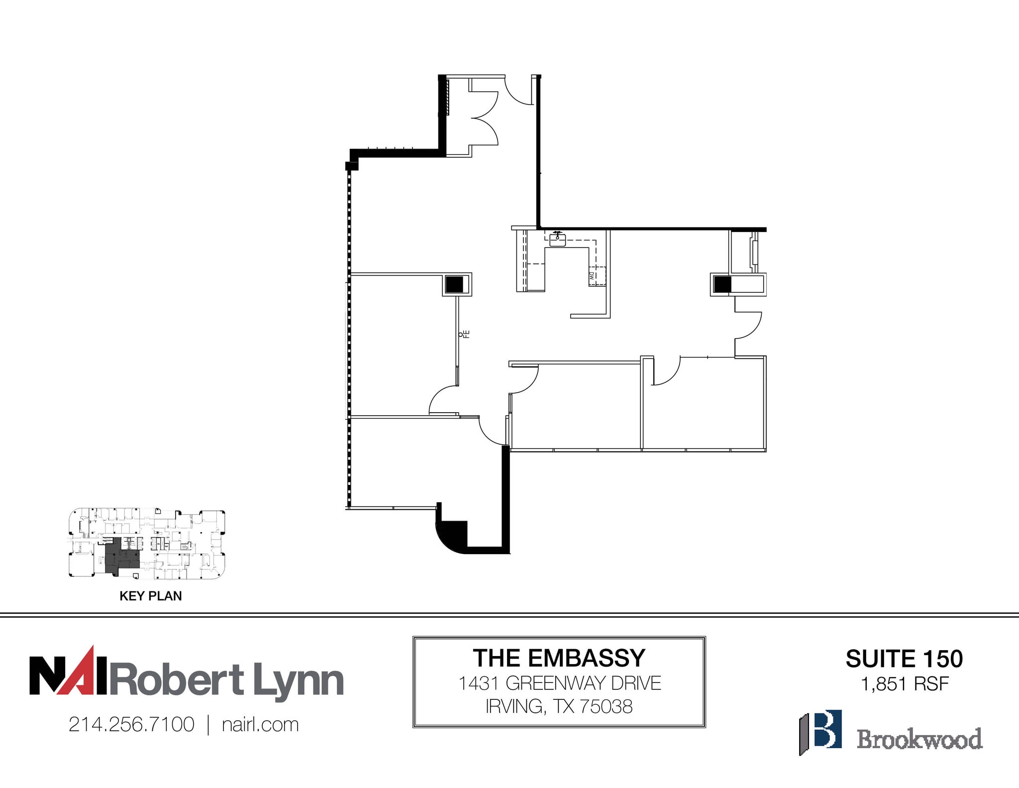 1431 Greenway Dr, Irving, TX à louer Plan d’étage– Image 1 sur 1
