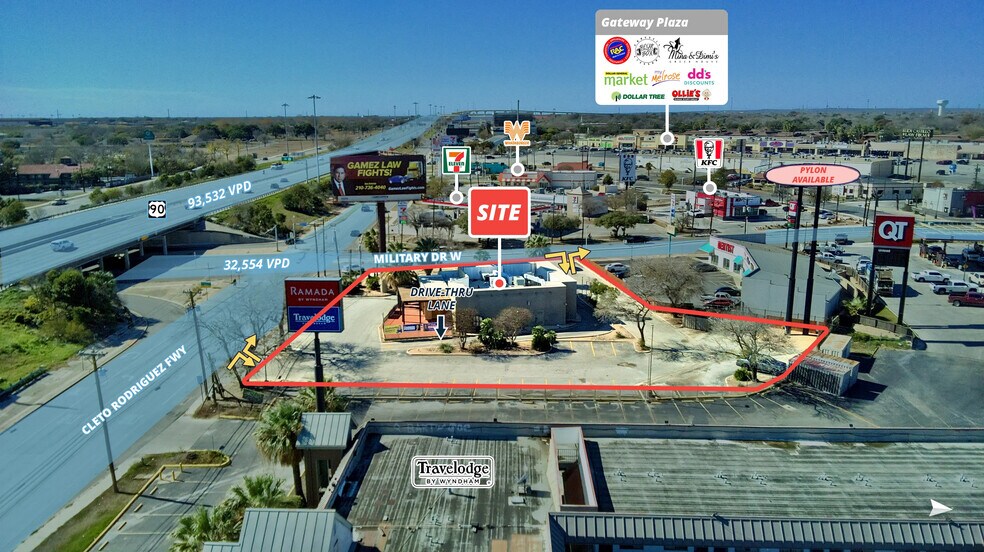 6867 W US Hwy 90, San Antonio, TX à vendre - Photo de l’immeuble – Image 3 sur 4