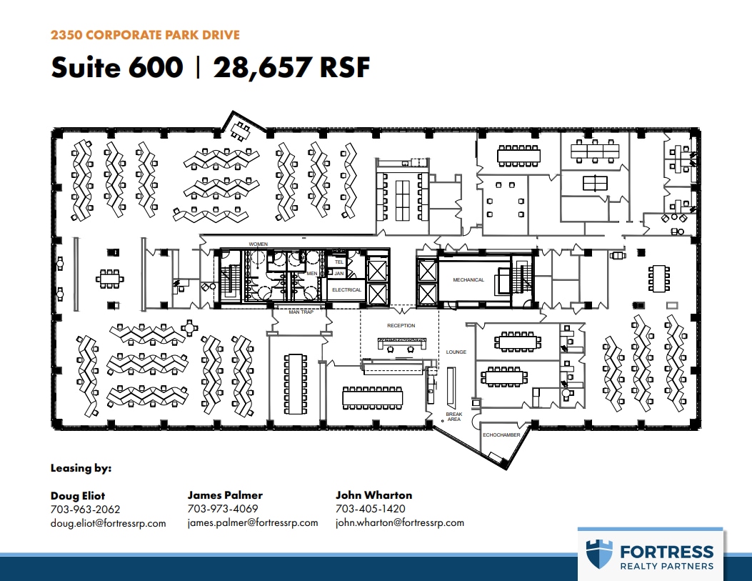 2300 Corporate Park Dr, Herndon, VA à louer Plan d’étage– Image 1 sur 1