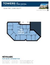 12750 Merit Dr, Dallas, TX à louer Plan d’étage– Image 1 sur 2