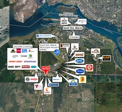 4383 I 75 Business Spur, Sault Sainte Marie, MI - Vue aérienne vue de carte