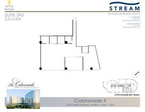 15301 N Dallas Pky, Addison, TX à louer Plan d’étage– Image 1 sur 1