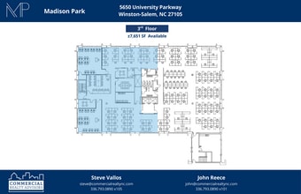 5620 University Pky, Winston-Salem, NC à louer Plan d’étage– Image 1 sur 1