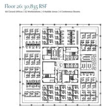 1001 Louisiana St, Houston, TX à louer Plan d’étage– Image 1 sur 1
