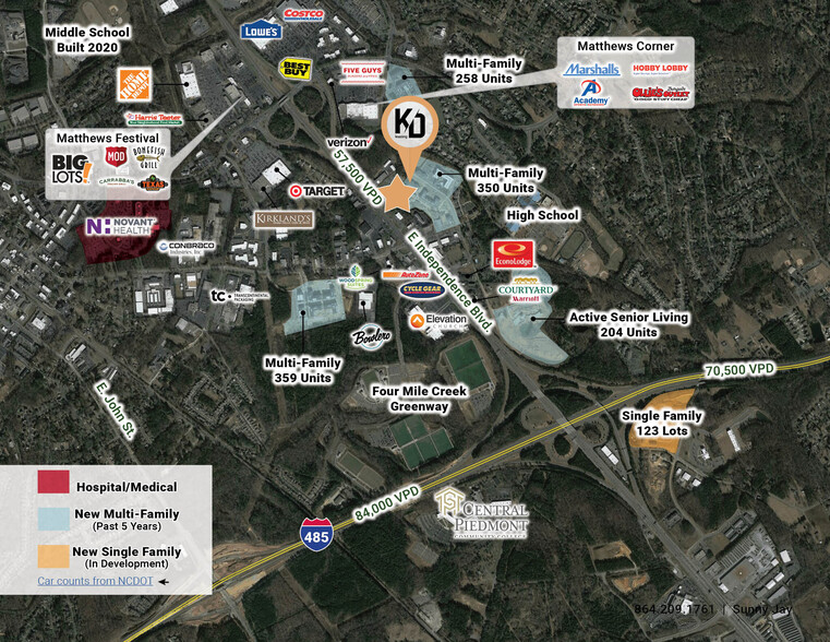 10043 E Independence Blvd, Matthews, NC à louer - Photo principale – Image 1 sur 5