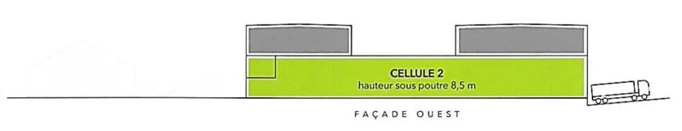 Local d’activités dans Marseille à louer - Plan d’étage – Image 3 sur 6