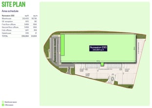 St Georges Way, Nuneaton à louer Plan de site– Image 1 sur 1