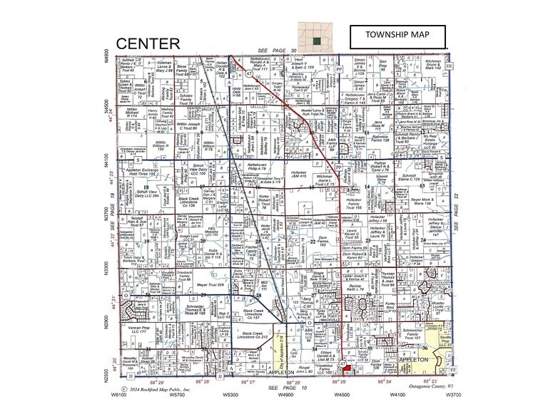 N2550 WI-47 Hwy, Appleton, WI à vendre - Plan cadastral – Image 2 sur 14