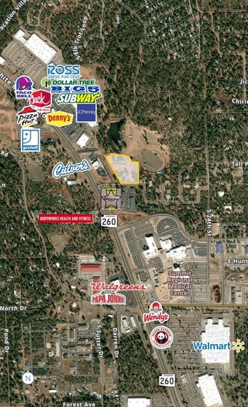 4595 S White Mountain Rd, Show Low, AZ à vendre - Photo de l’immeuble – Image 1 sur 2