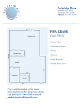 6600 Denton Hwy, Watauga, TX à louer Plan d’étage– Image 1 sur 4