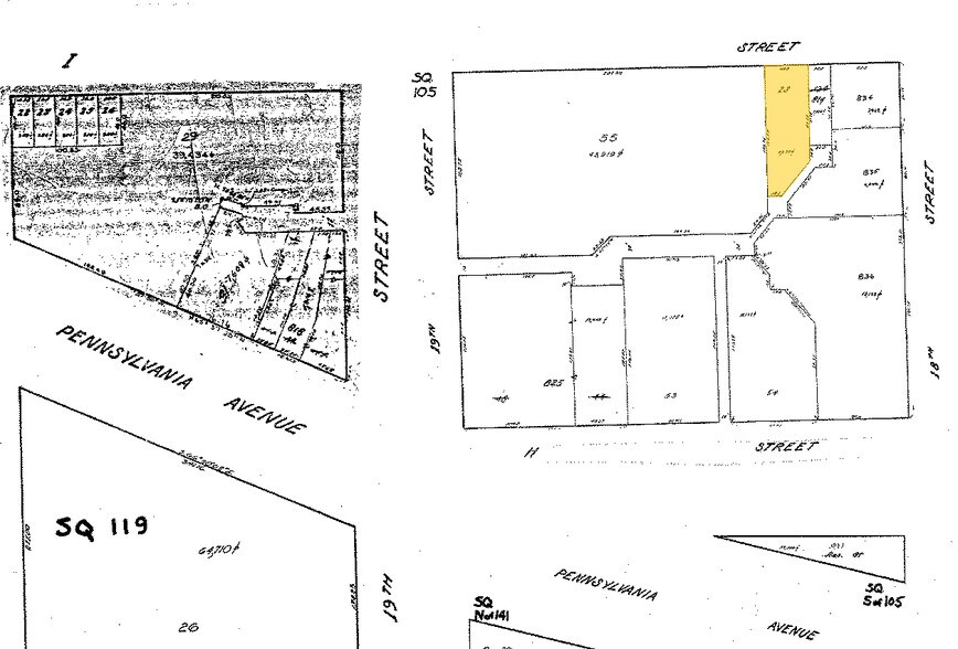 1808 Eye St NW, Washington, DC à louer - Plan cadastral – Image 2 sur 19