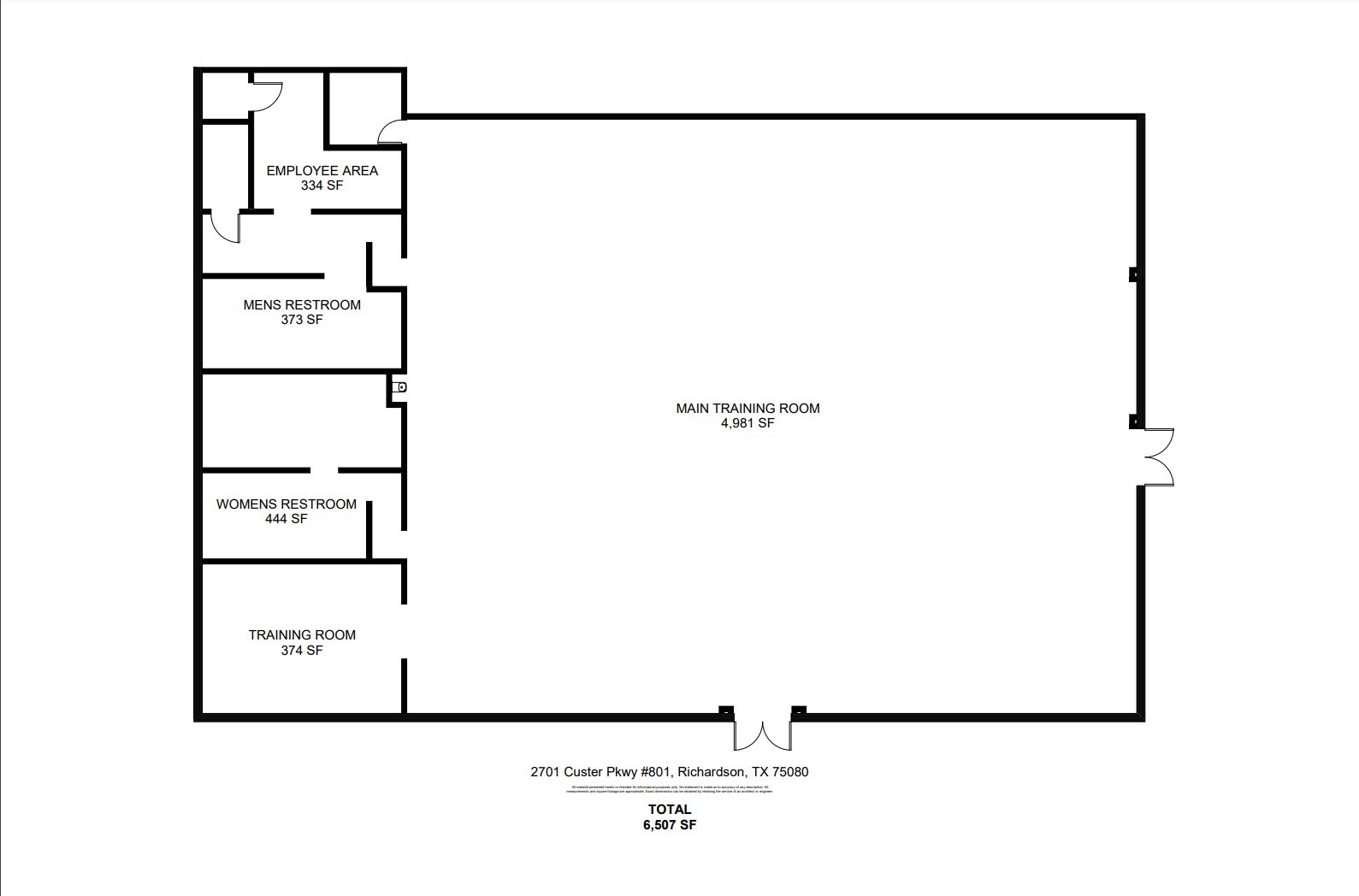 2701 Custer Pky, Richardson, TX à louer Plan d’étage– Image 1 sur 1
