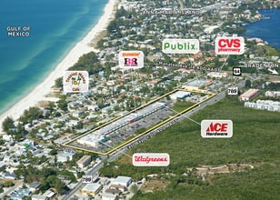 3200-3352 E Bay Dr, Holmes Beach, FL - VUE AÉRIENNE  vue de carte