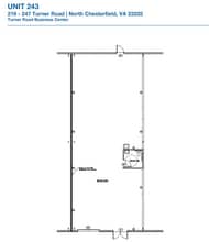 219 Turner Rd, North Chesterfield, VA à louer Plan d’étage– Image 1 sur 1