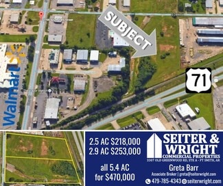 Plus de détails pour S 28th, Fort Smith, AR - Terrain à vendre