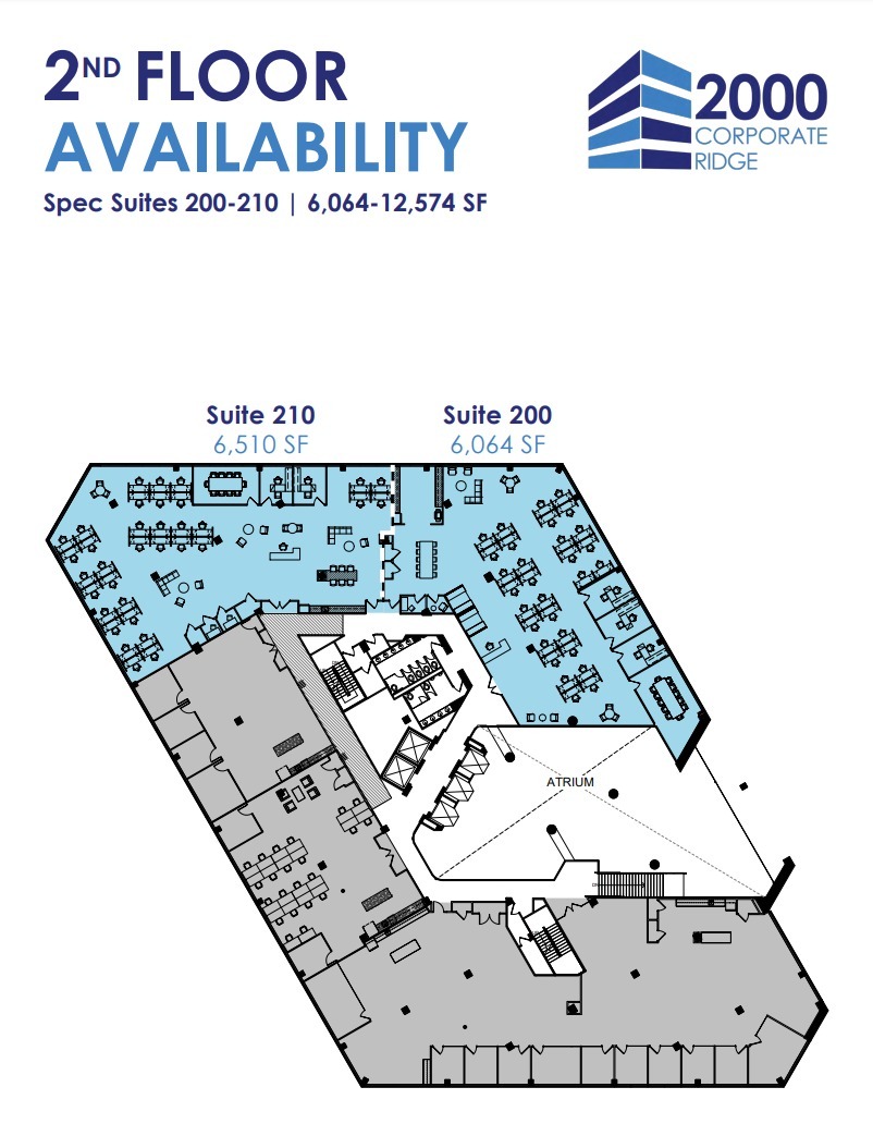 2000 Corporate Ridge Rd, McLean, VA à louer Plan d’étage– Image 1 sur 1