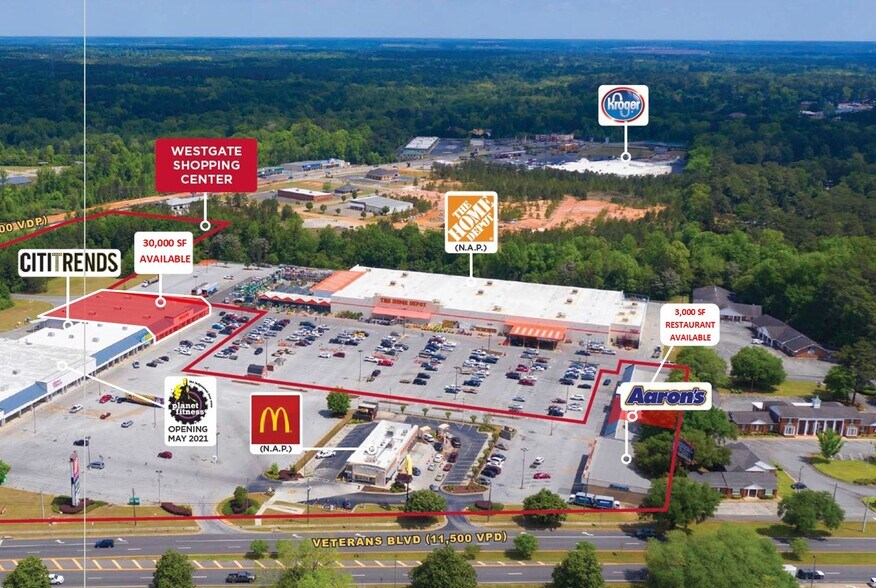 1900 Veterans Blvd, Dublin, GA à louer - Photo de l’immeuble – Image 3 sur 13