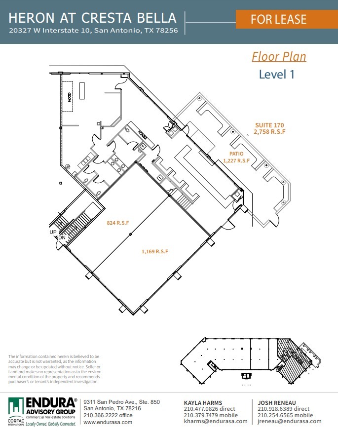 20327 W Interstate 10, San Antonio, TX à louer Plan d’étage– Image 1 sur 3