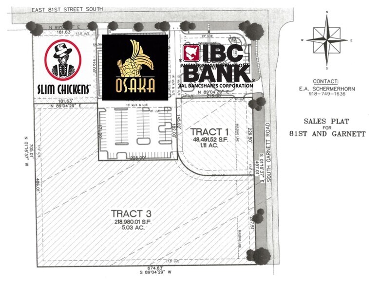 81st, Tulsa, OK à vendre - Plan cadastral – Image 3 sur 3