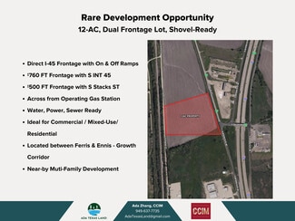 Plus de détails pour 12AC TBD Highway 45, Palmer, TX - Terrain à vendre