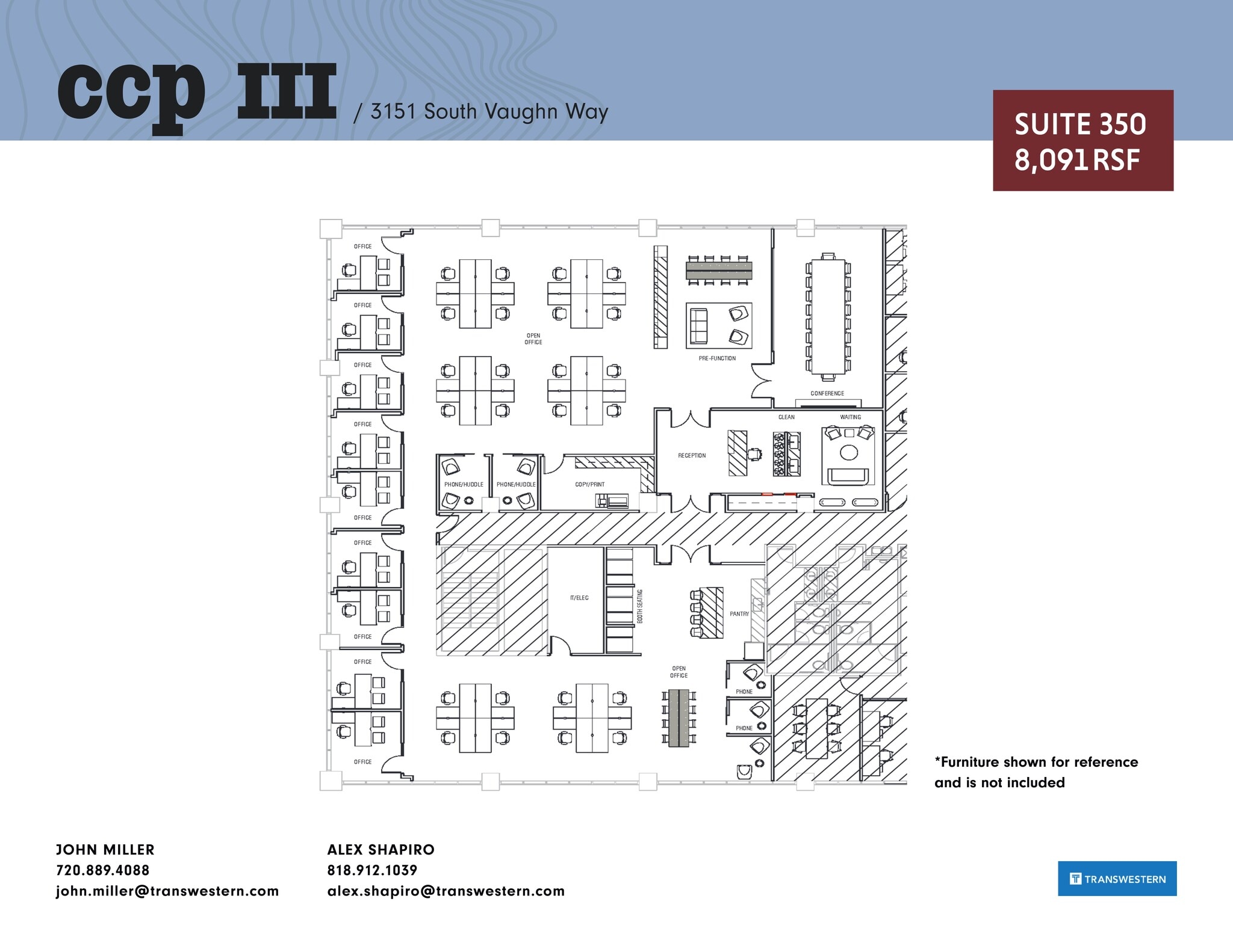 3131 S Vaughn Way, Aurora, CO à louer Plan de site– Image 1 sur 1