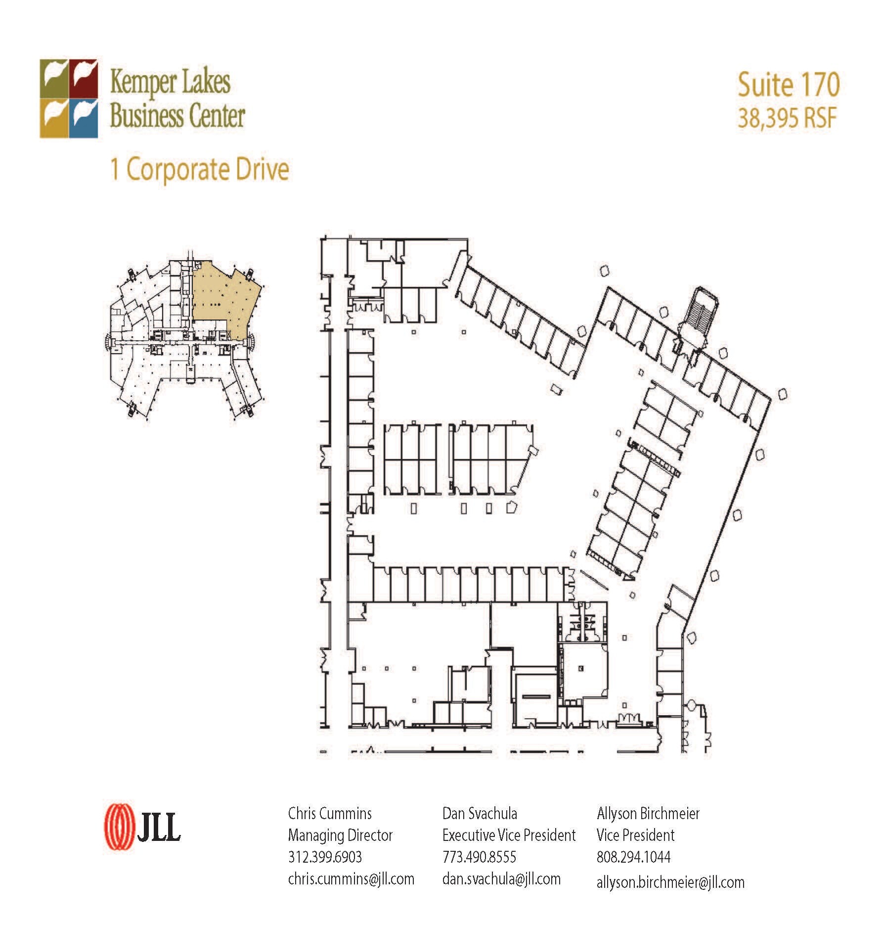 1 Corporate Dr, Long Grove, IL à louer Plan d’étage– Image 1 sur 6