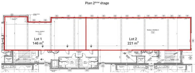 Bureau dans Saint-Michel-sur-Orge à louer Plan d’étage– Image 1 sur 4