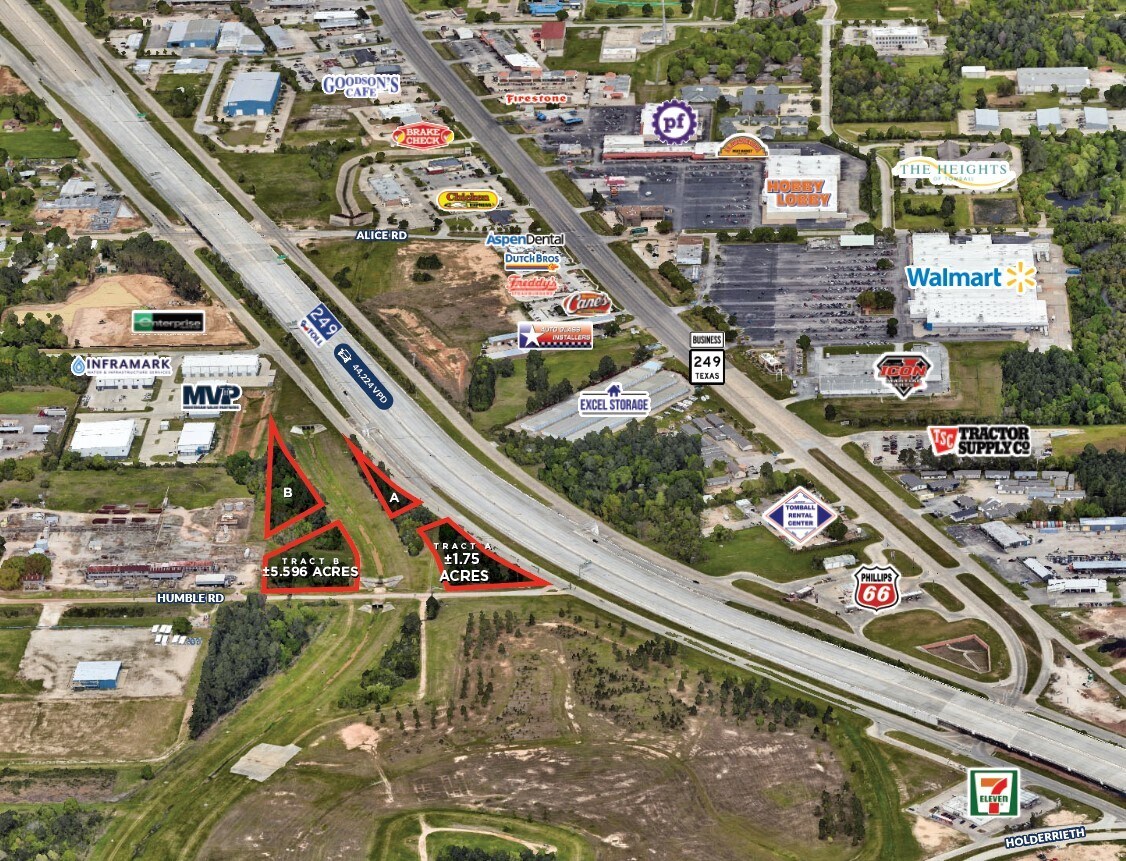 Hwy 249 & Humble Rd, Tomball, TX à vendre Aérien– Image 1 sur 3