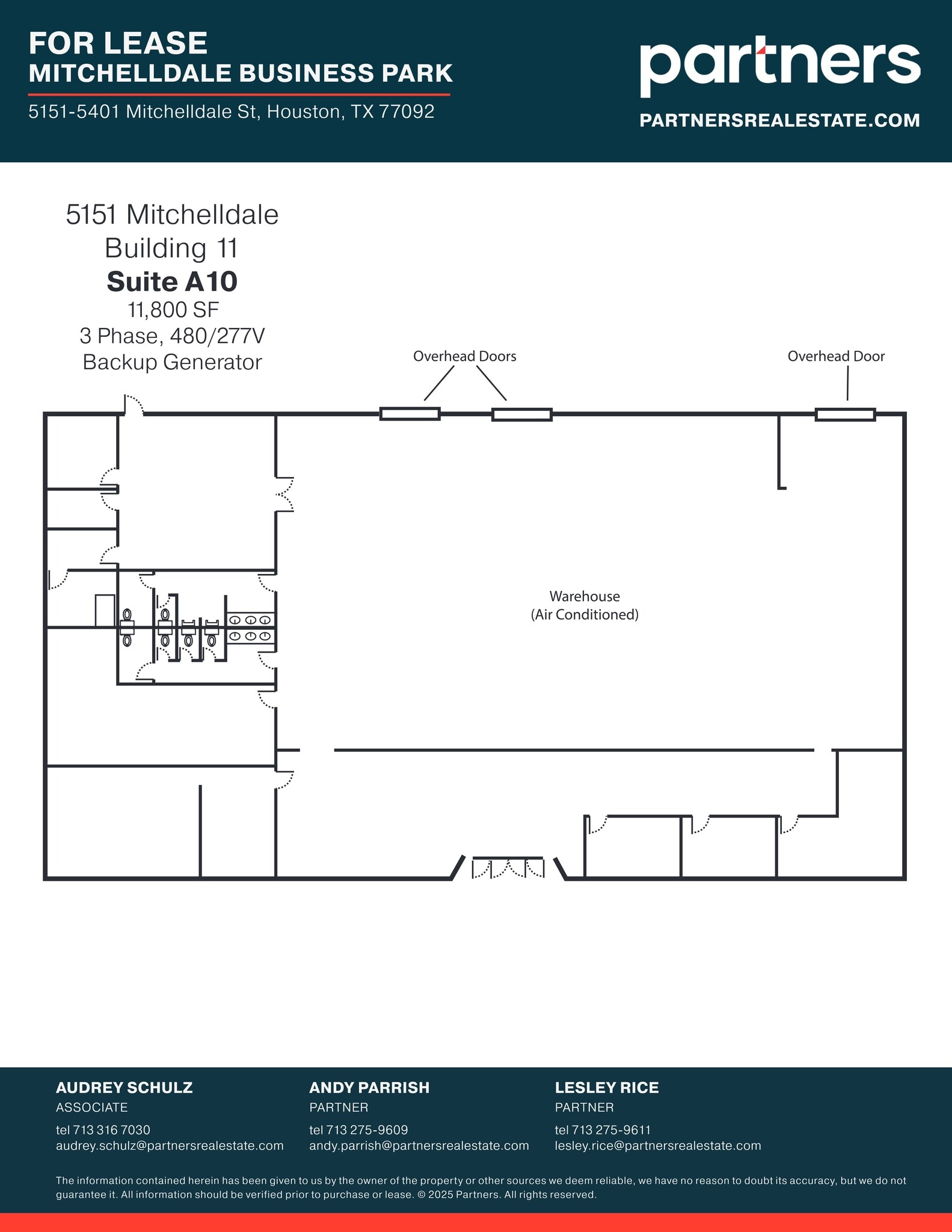 5151 Mitchelldale St, Houston, TX à louer Plan de site– Image 1 sur 1