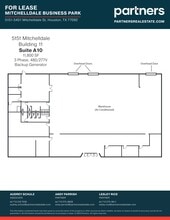 5151 Mitchelldale St, Houston, TX à louer Plan de site– Image 1 sur 1