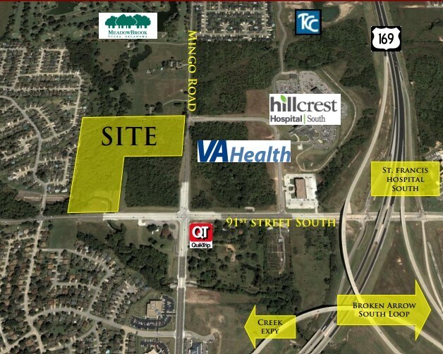 NW/C 91st & Mingo Rd, Tulsa, OK à vendre - Photo principale – Image 1 sur 1