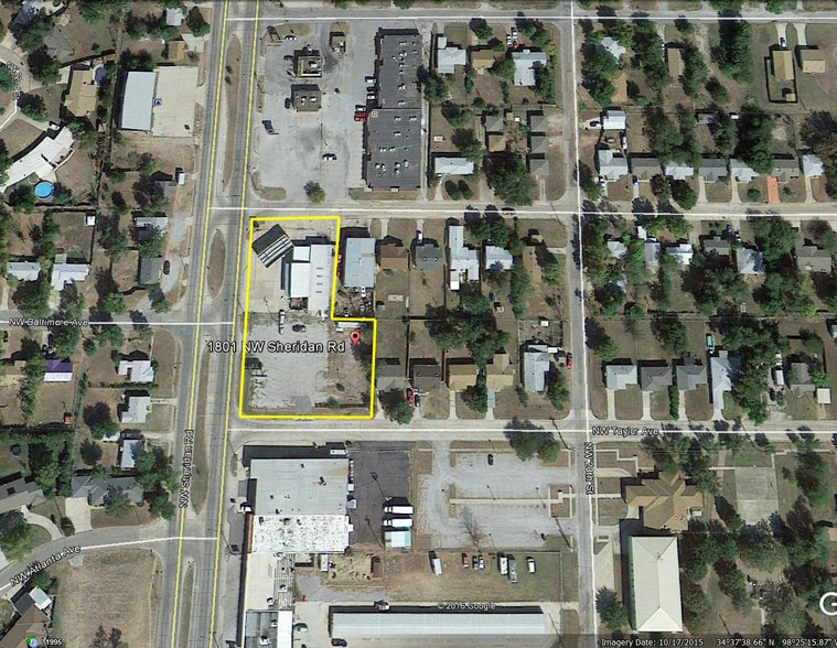 1801 NW Sheridan Rd, Lawton, OK à vendre - Aérien – Image 1 sur 1