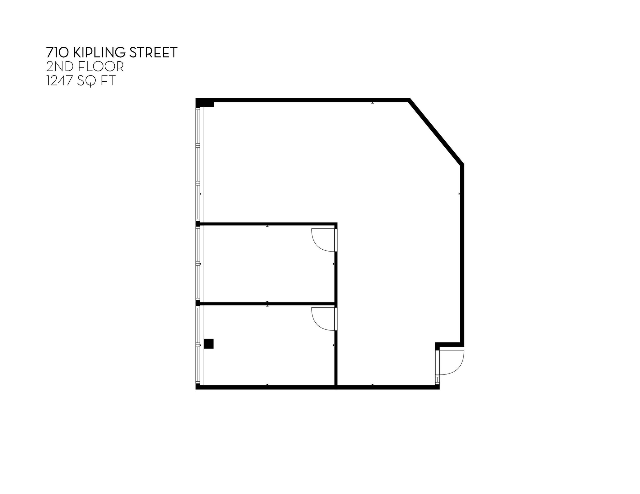 710 Kipling St, Lakewood, CO à louer Plan d’étage– Image 1 sur 1