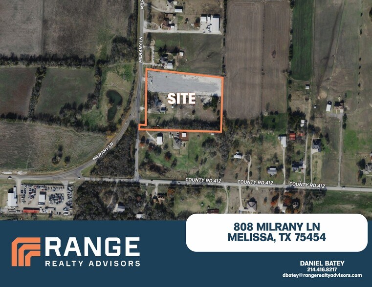 808 Milrany Ln, Melissa, TX à vendre - Photo principale – Image 1 sur 3