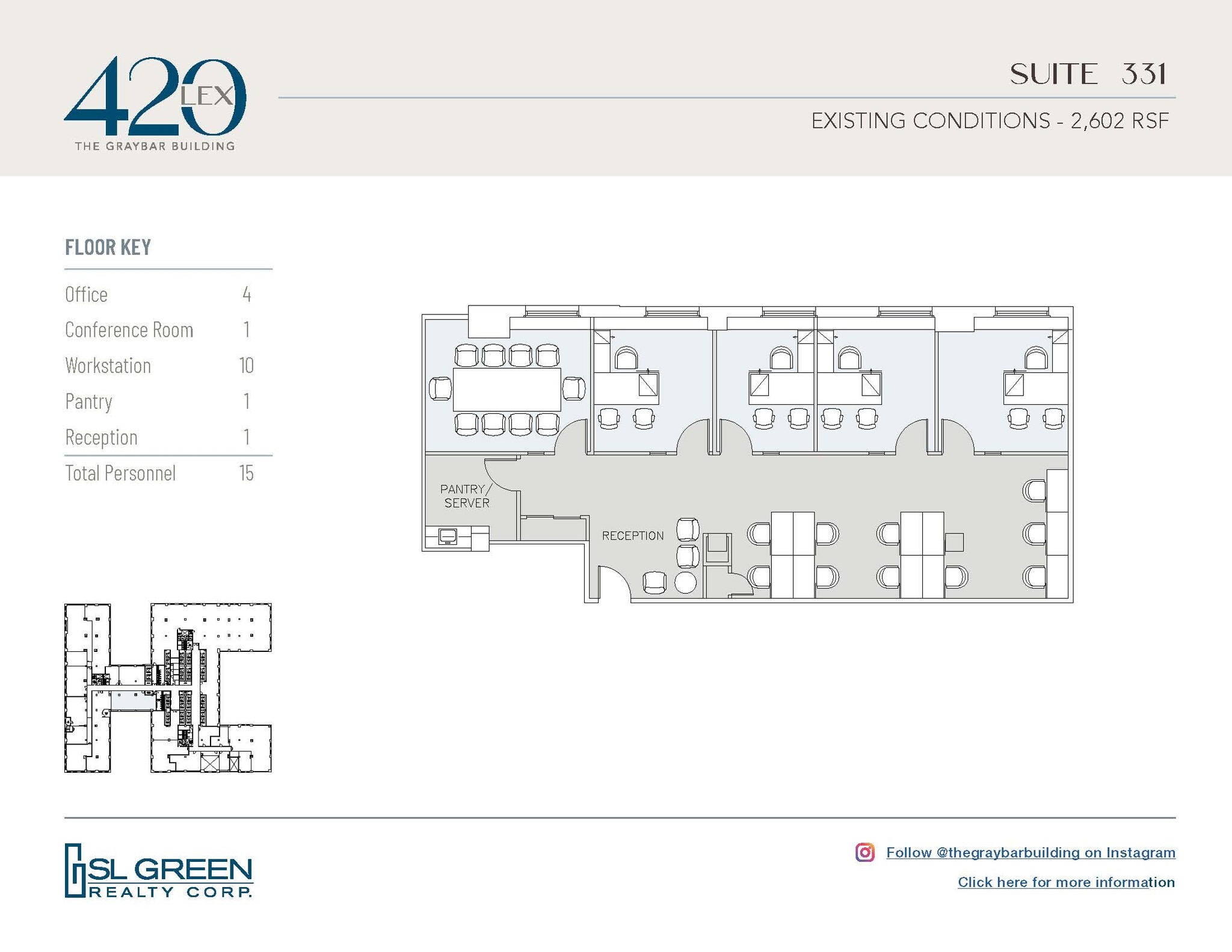 420 Lexington Ave, New York, NY à louer Plan d’étage– Image 1 sur 1