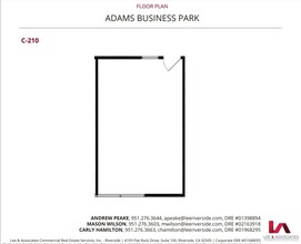2900 Adams St, Riverside, CA à louer Plan d’étage– Image 1 sur 1