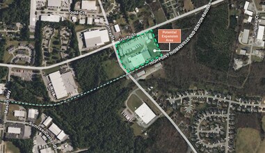 1408 Unity St, Thomasville, NC - Vue aérienne vue de carte