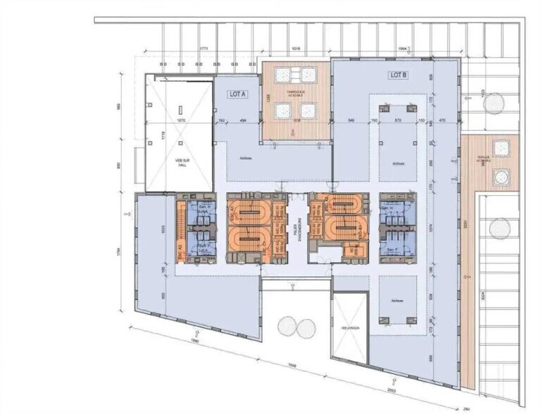2-8 place du 8 mai 1945, Levallois-Perret à louer - Plan d’étage – Image 1 sur 12