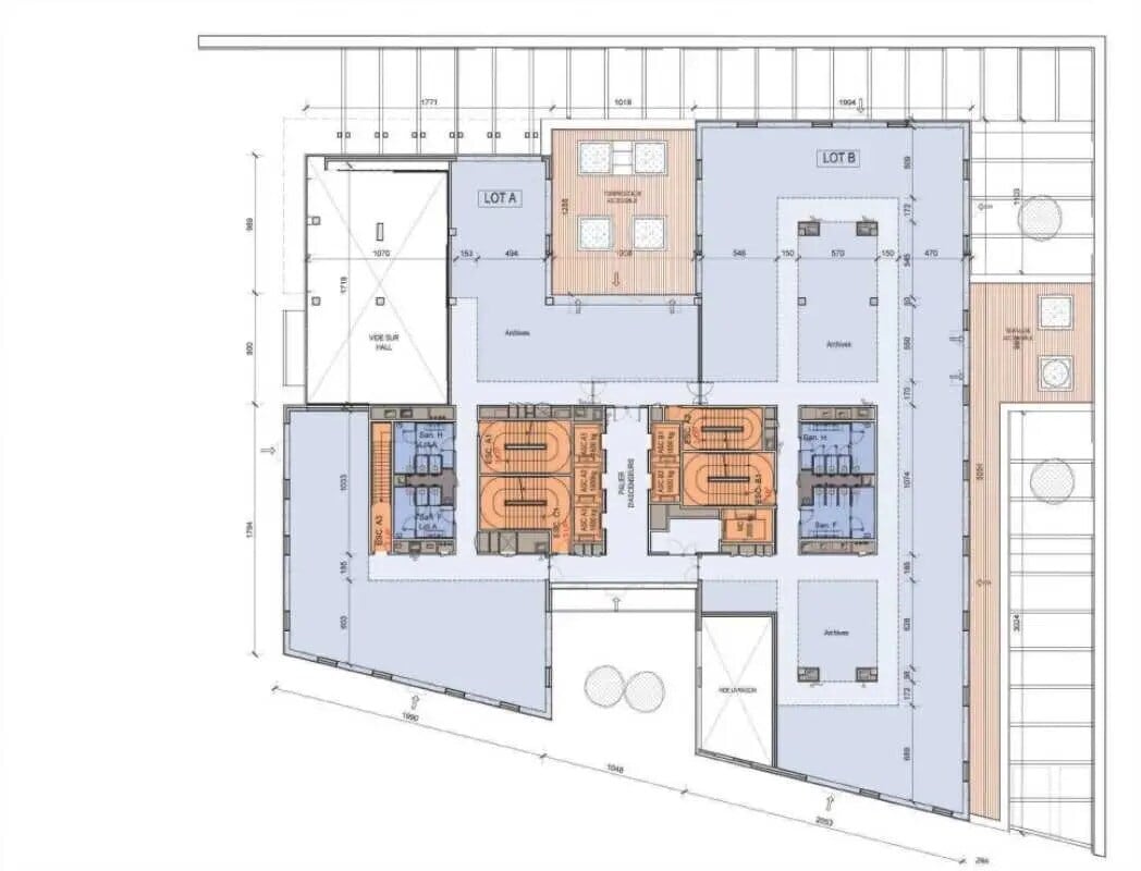 2-8 place du 8 mai 1945, Levallois-Perret à louer Plan d’étage– Image 1 sur 13
