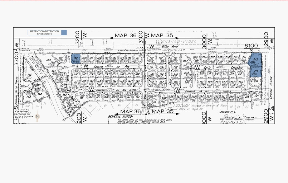 SWC Cardinal Ave & Bilby Rd, Tucson, AZ à vendre - Plan cadastral – Image 3 sur 4