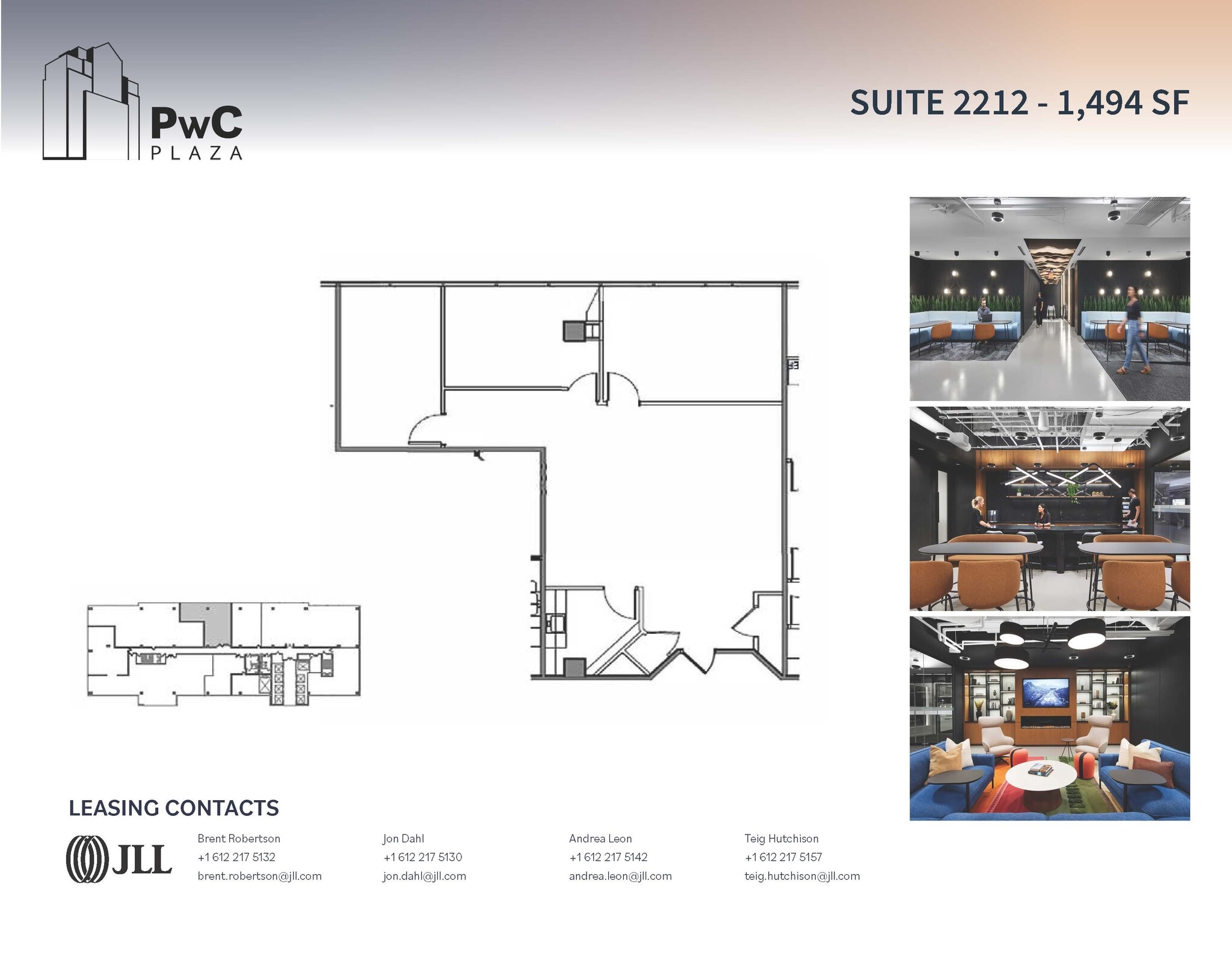 45 S 7th St, Minneapolis, MN à louer Plan d’étage– Image 1 sur 1