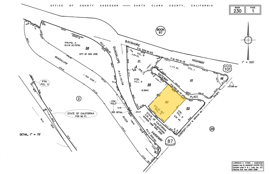 2025 Gateway Pl, San Jose, CA à louer - Plan cadastral – Image 2 sur 8