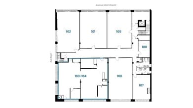 1000-1012 Av du Mont-Royal E, Montréal, QC à louer Plan d’étage– Image 1 sur 1