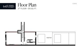 645 Yonge St, Toronto, ON à louer Plan d’étage– Image 1 sur 4