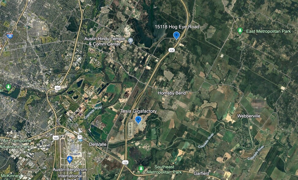 15118 Hog Eye Rd, Manor, TX à vendre - Aérien – Image 2 sur 2