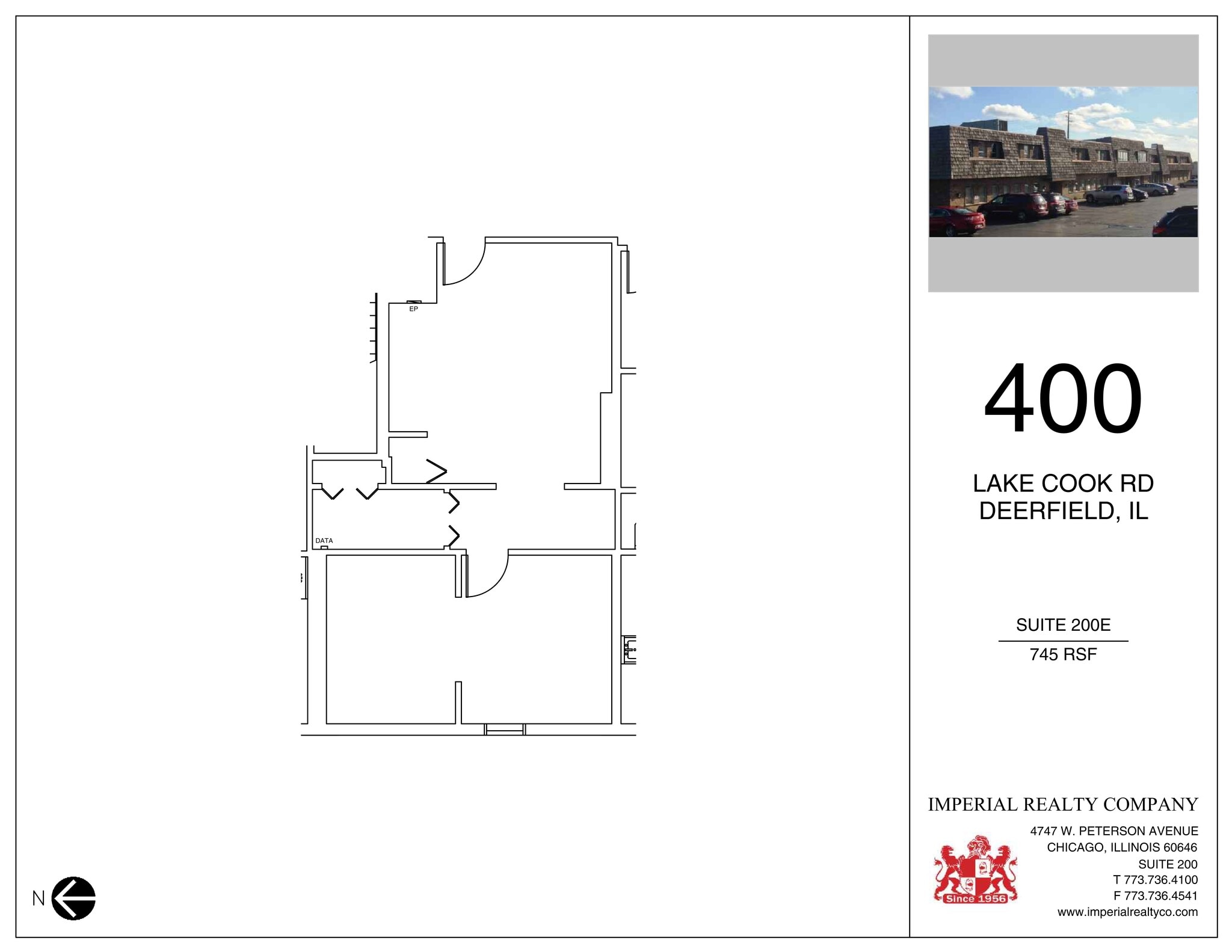 400 Lake Cook Rd, Deerfield, IL à louer Plan de site– Image 1 sur 6